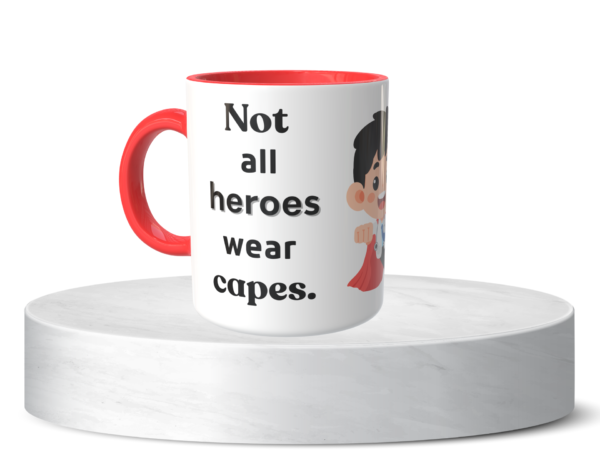 Śmieszny Kubek Niesklasyfikowane - Not all heroes wear capes 2